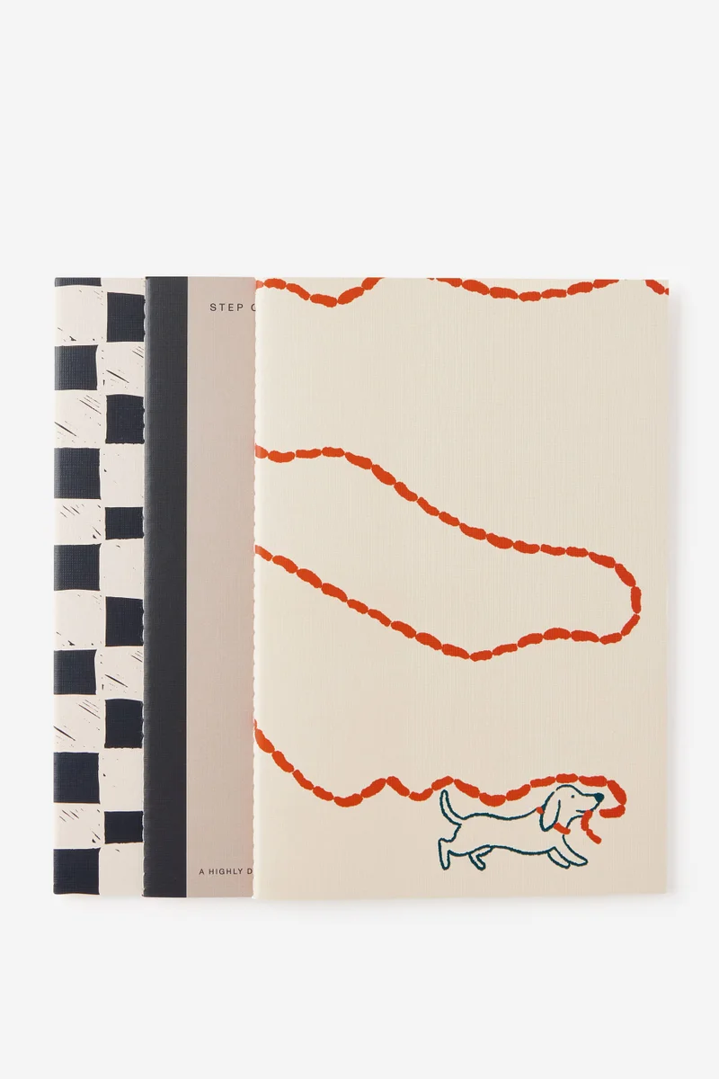 A5 3 Pack Lined Notebooks